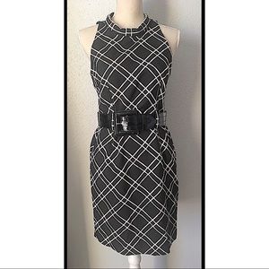 Saks Fifth Avenue Black & White Dress